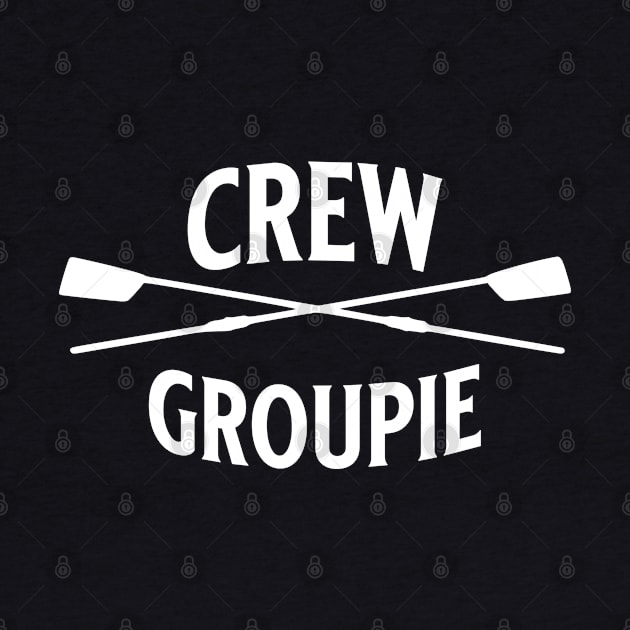 Crew Rowing Groupie Sculling Vintage Crossed Oars by TGKelly
